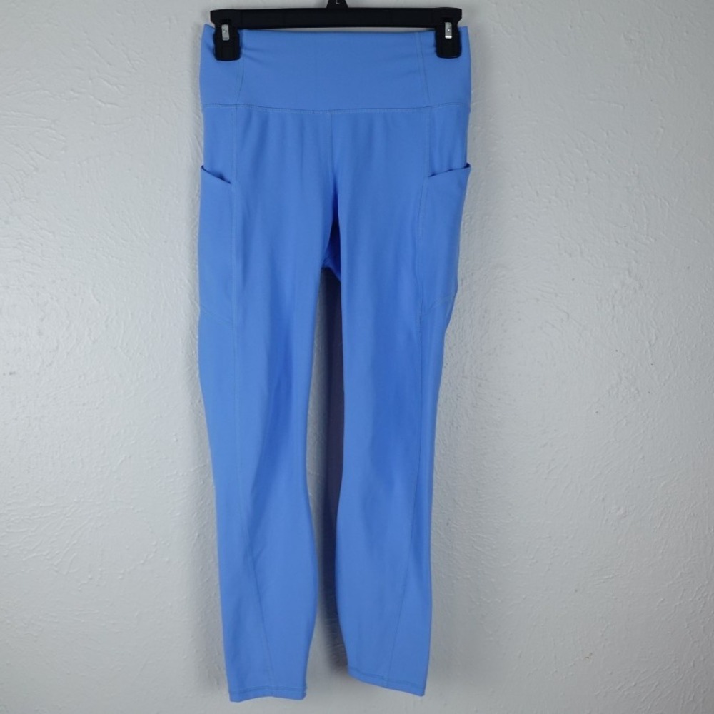 PureLuxe by Fabletics Leggings‎ Women's Size S Blue Pants With Pockets Stretch